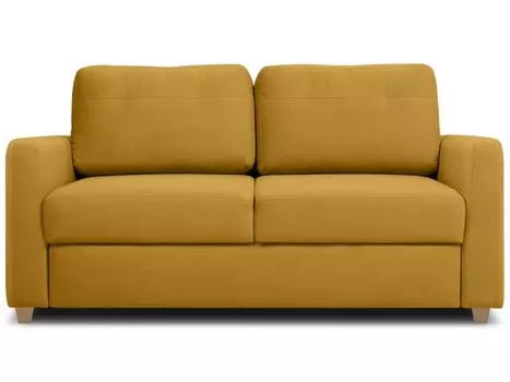 Диван прямой Бруквиль Velvet Yellow