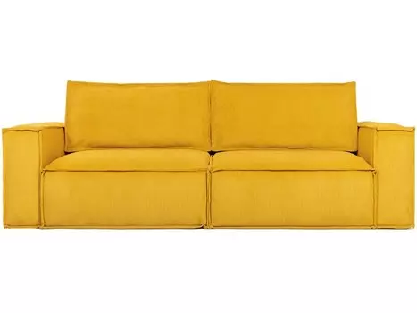 Диван прямой Эби Vertical Yellow