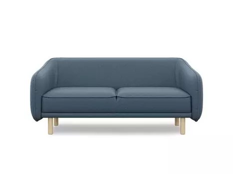 Диван прямой Коренс-3 Textile Blue