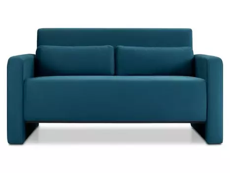 Диван прямой Ланер-Мини 120 Velvet Navy Blue