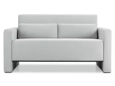 Диван прямой Ланер-Мини 140 Velvet Silver