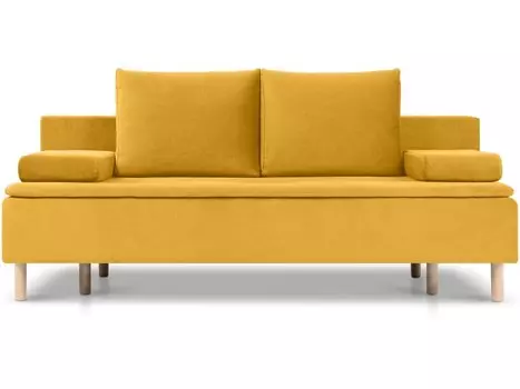 Диван прямой Линс Velvet Yellow