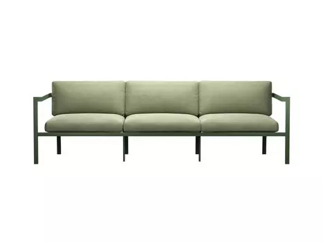 Диван прямой Lotus-1 Textile Olive