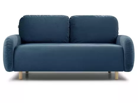 Диван прямой Массе-М Мини Velvet Navy Blue