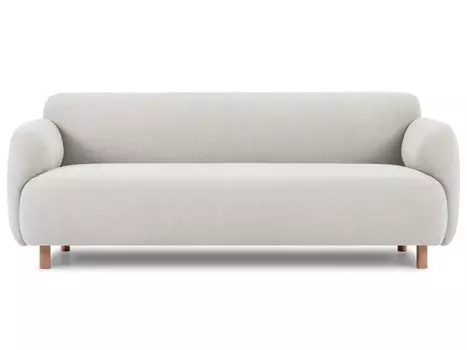 Диван прямой Пайпел-3 Bucle White