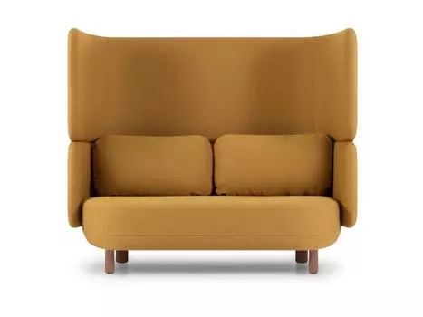 Диван прямой Тут Рядом Космос Желтый