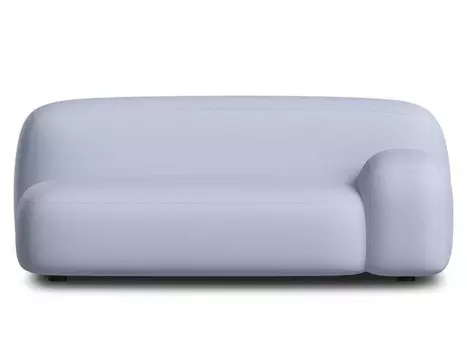 Диван прямой Риббл-1 Bucle Lilac