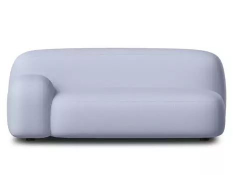 Диван прямой Риббл-2 Bucle Lilac