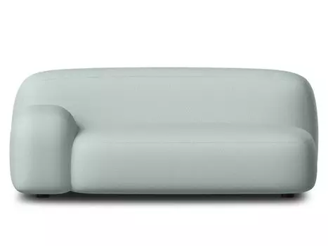Диван прямой Риббл-2 Bucle Mint