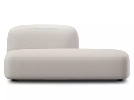 Диван прямой Риббл-6 Bucle White