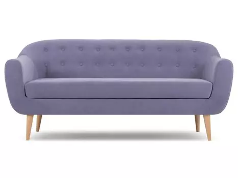 Диван прямой Роттердам-3 Velvet Violet