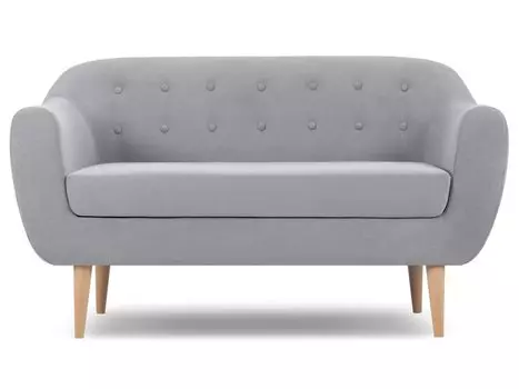 Диван прямой Роттердам Velvet Silver