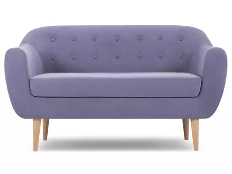 Диван прямой Роттердам Velvet Violet