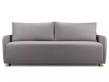 Диван прямой Саннес Velvet Silver