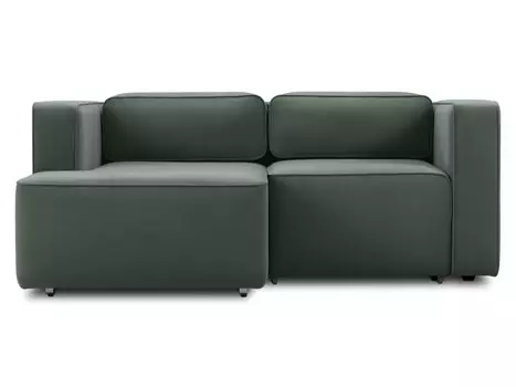 Диван угловой Аронт Мини Velvet Olive