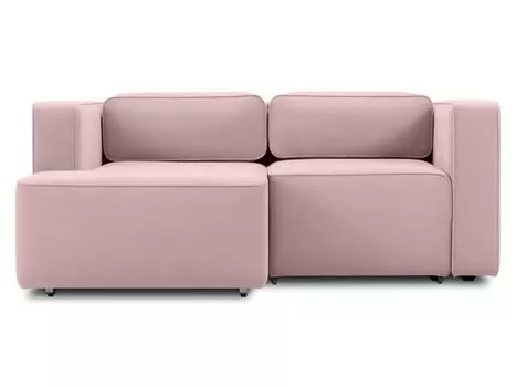 Диван угловой Аронт Мини Velvet Pink