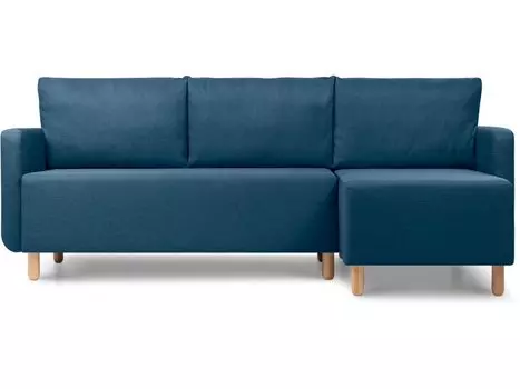 Диван угловой Беллер Textile Navy Blue