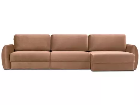Диван угловой Биани-2 Barhat Caramel