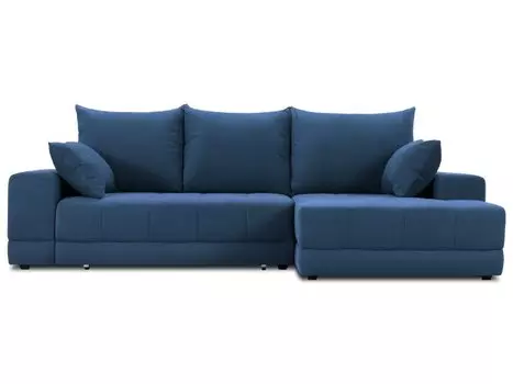 Диван угловой Дарол Velvet Navy Blue