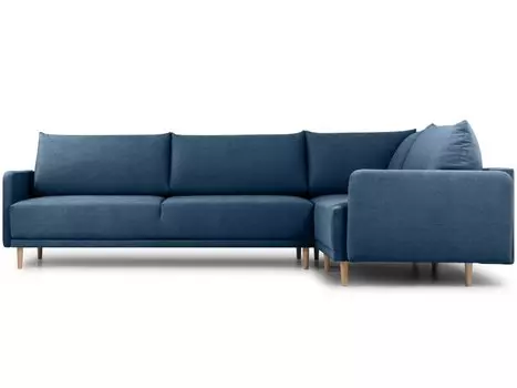 Диван угловой Сайле Barhat Navy Blue