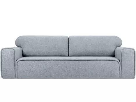 Диван прямой Виена Bucle Silver