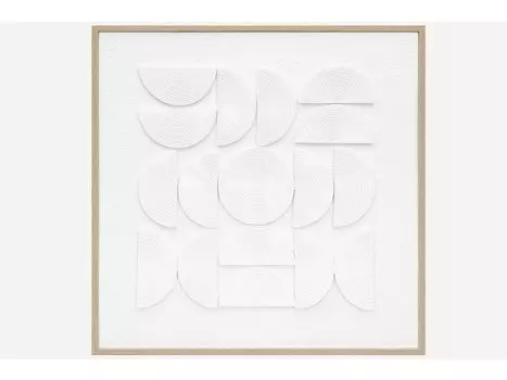 Картина Рельеф-2 White Geometry