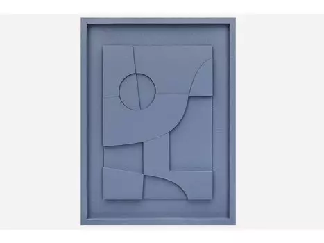 Картина Рельеф Dark Blue