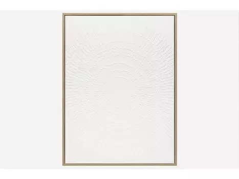 Картина Рельеф White Round