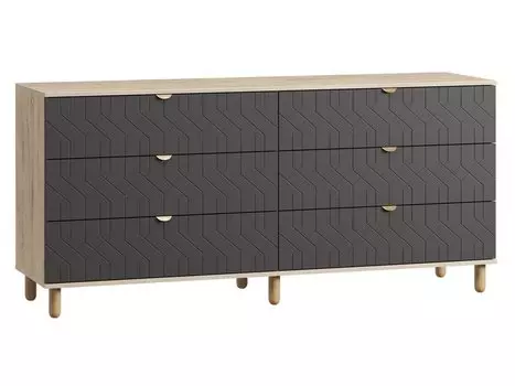 Комод Теджонс-4 Deco Grafit