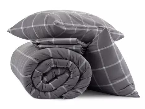 Комплект постельного белья Лейк евро Grafit