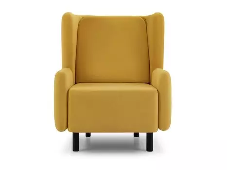Кресло Кеймит Velvet Yellow