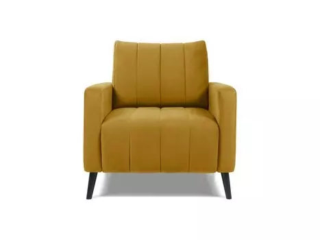 Кресло Маркфул Velvet Yellow