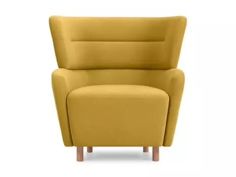 Кресло Одрил Velvet Yellow