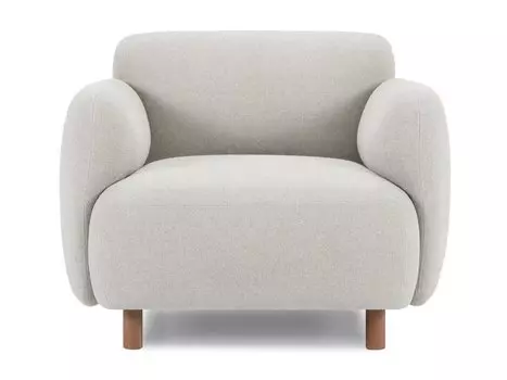 Кресло Пайпел-2 Bucle White