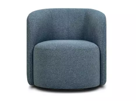 Кресло поворотное Мэник Textile Blue