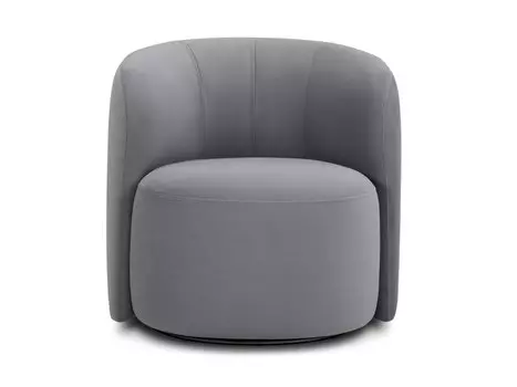 Кресло поворотное Мэник Velvet Smoke