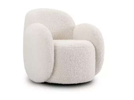 Кресло поворотное Теоп Cozy Milk
