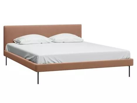 Кровать Амьен 180 Barhat Caramel