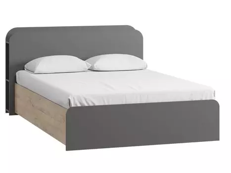 Кровать Бронс-1 140 Grey