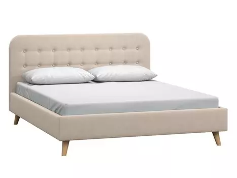 Кровать Динс 140 Velvet Light