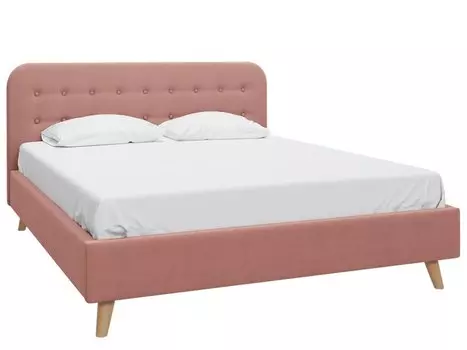 Кровать Динс 180 Velvet Pink