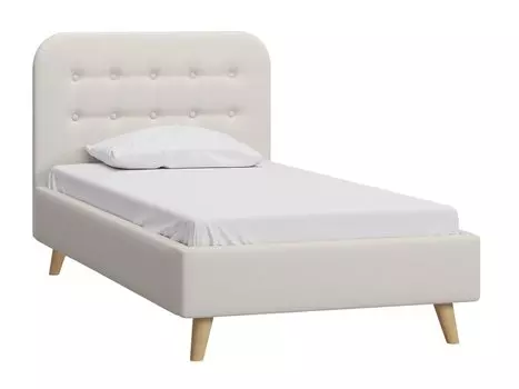 Кровать Динс 90 Bucle White