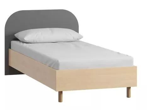 Кровать Дона 90 Plywood Grey