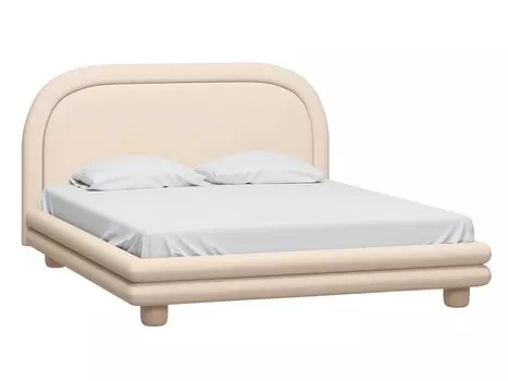 Кровать Ева 160 Barhat Beige