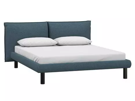 Кровать Кейт 160 Textile Blue