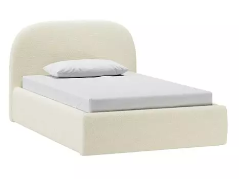 Кровать Кевия 120 Bucle Milk