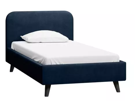 Кровать Лайтси 120 Velvet Navy Blue