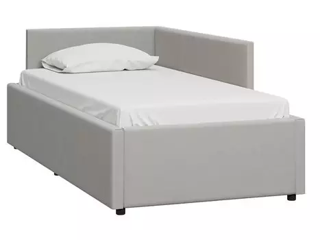 Кровать Мидли 90 Velvet Silver