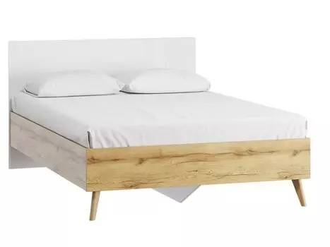 Кровать Нордик 140 Wood White