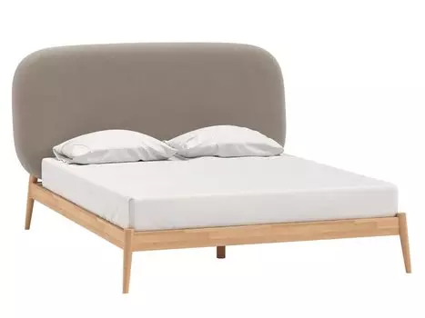 Кровать Саоми-Wood 180 Velvet Cocao